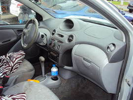 2002 TOYOTA ECHO, 1.5L AUTO 4DR,COLOR SILVER, STK Z14826